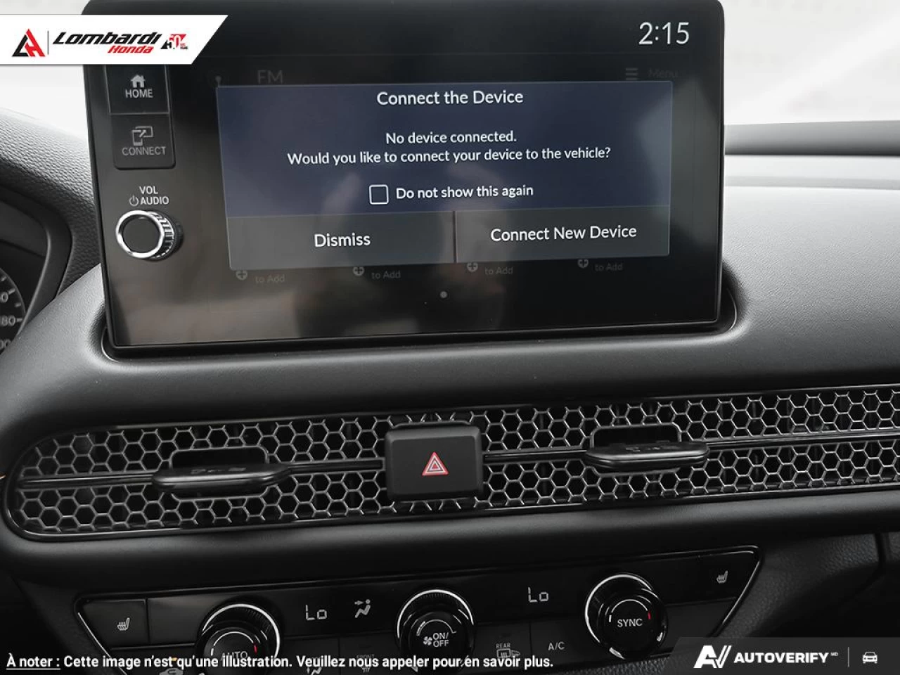 2026 HONDA HR-V SPORT Image principale