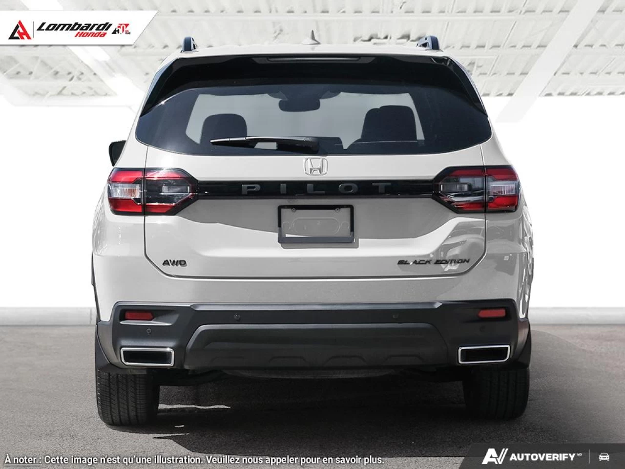 2025 HONDA PILOT BLACK EDITION Image principale