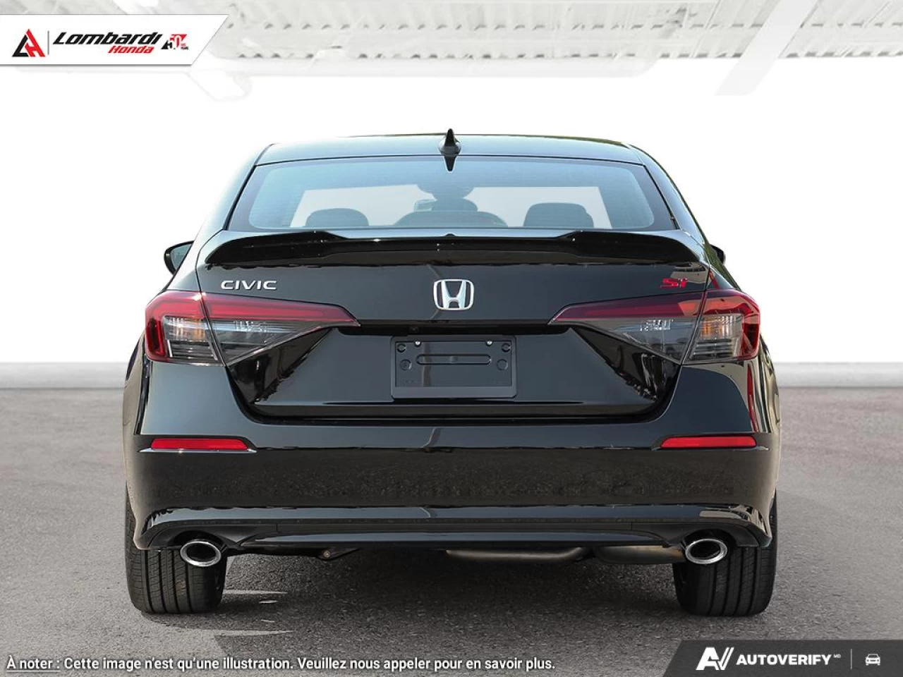 2026 HONDA CIVIC SDN SI Image principale