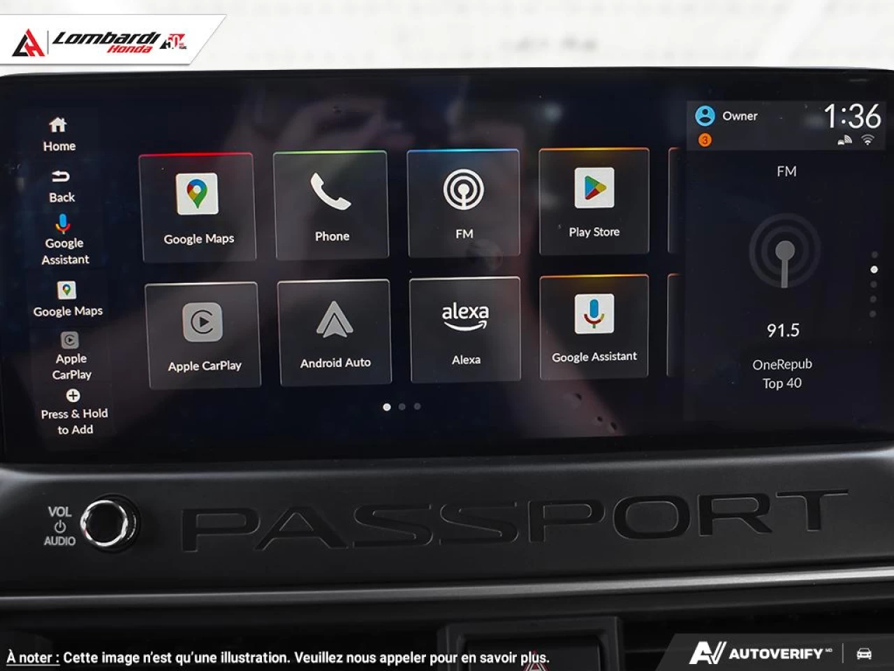 2026 HONDA PASSPORT TRAILSPORT TOURING Image principale
