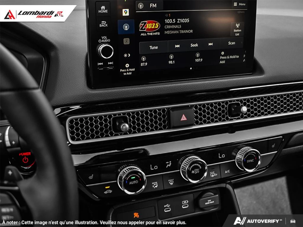 2026 HONDA CIVIC SDN TOURING HYBRID Image principale