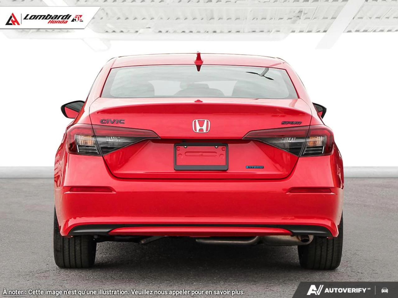 2026 HONDA CIVIC SDN SPORT HYBRID Image principale
