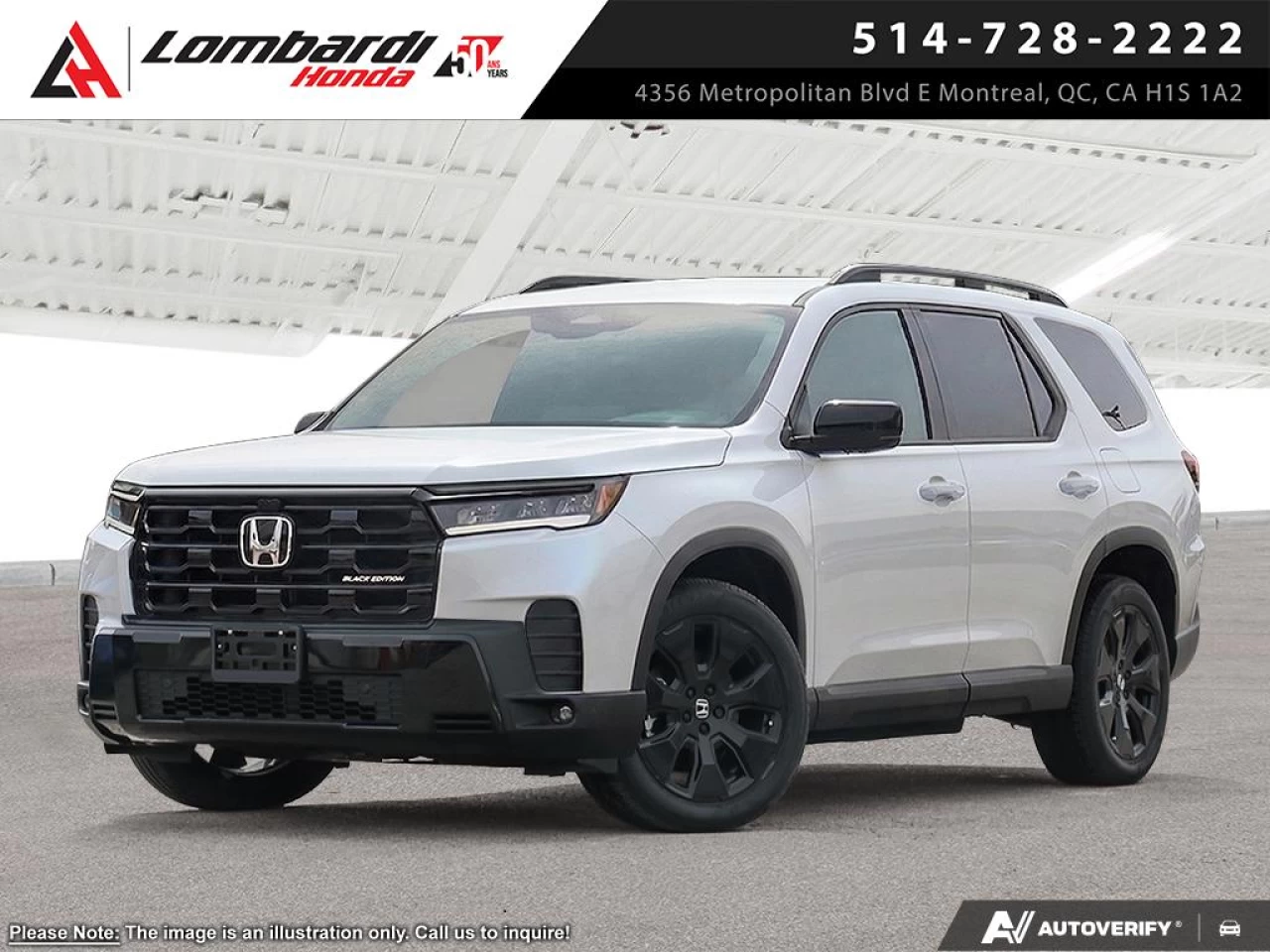 2026 HONDA PILOT BLACK EDITION Main Image
