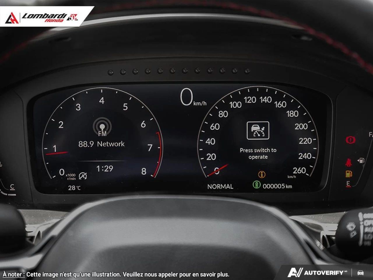 2026 HONDA CIVIC SDN SI Image principale