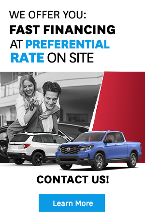 Financing at preferential rates. Fast and on site 