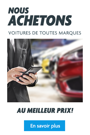 Nous achetons voitures de toutes marques