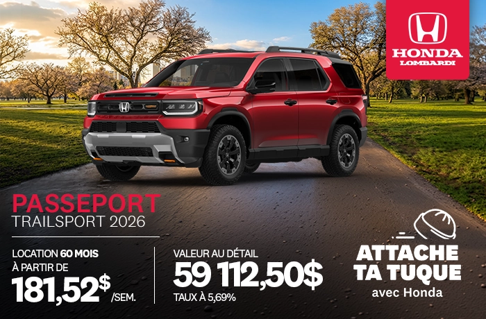 Bannière de Promotion Passport Trailsport 2026