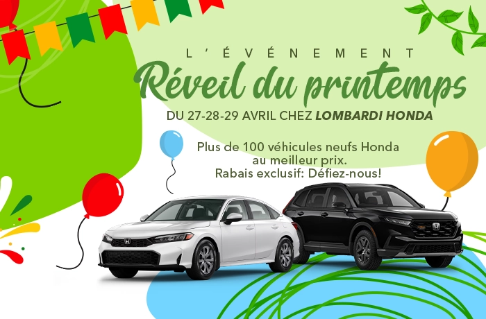 Bannière de L'événement réveil du printemps