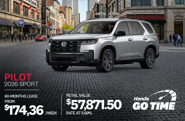 Bannière de Promotion Pilot Sport 2026