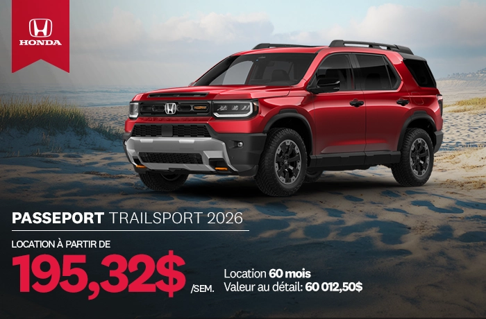 Bannière de Promotion Passport Trailsport 2026