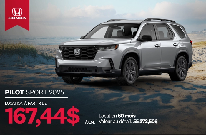 Bannière de Promotion Pilot Sport 2025