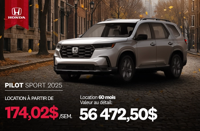 Bannière de Promotion Pilot Sport 2025