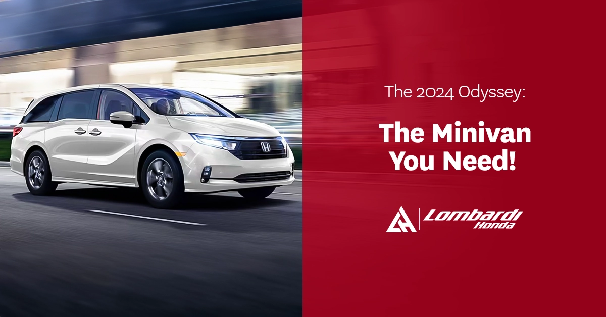 The 2024 Odyssey: The Minivan You Need!