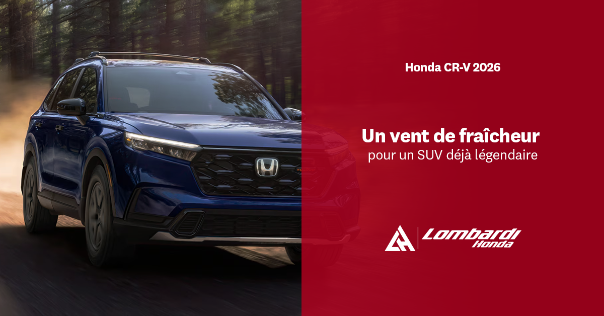 Le Honda CR-V 2026 : Un vent de fraîcheur pour un SUV déjà légendaire
