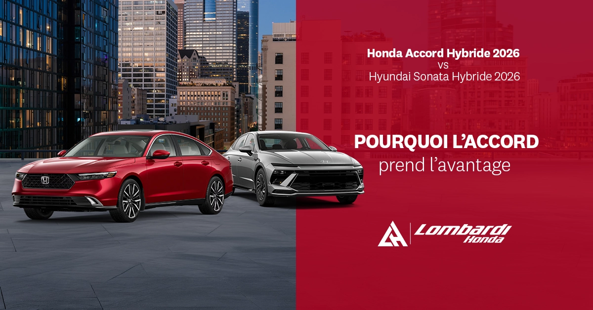 Honda Accord Hybride 2026 vs Hyundai Sonata Hybride 2026 : pourquoi l’Accord prend l’avantage