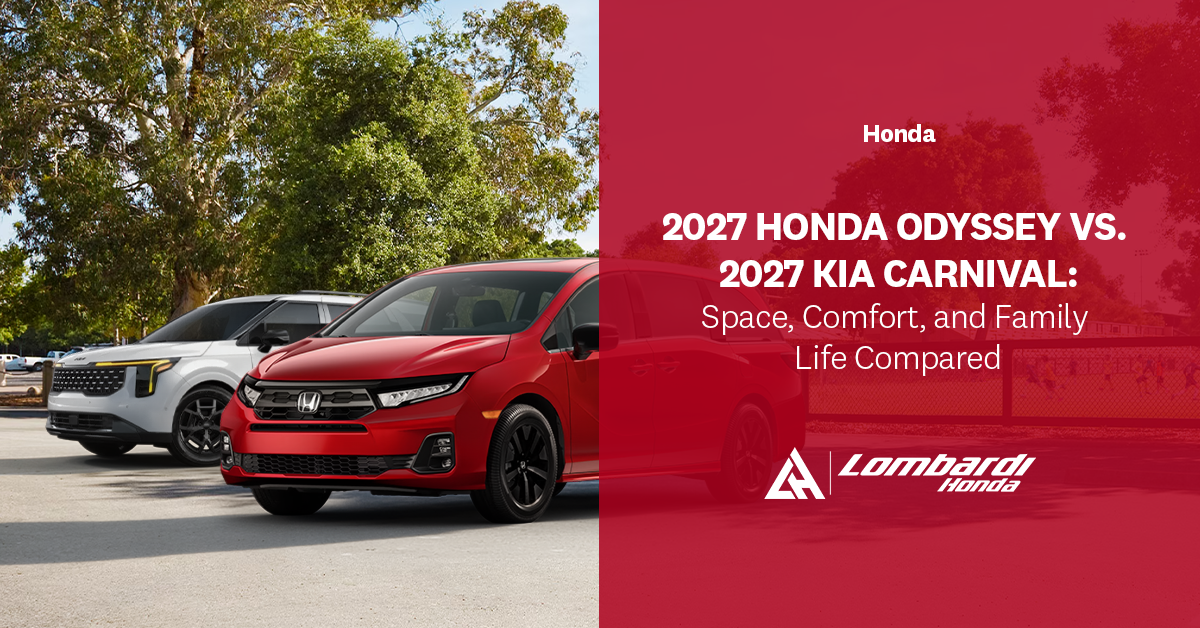 2027 Honda Odyssey vs. 2027 Kia Carnival: Which Minivan Is Best for a Family in Montreal?
