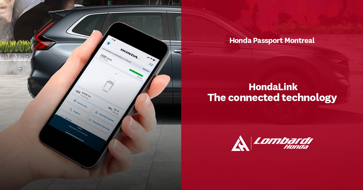 Stay connected to your vehicle with HondaLink: The technology that simplifies driving