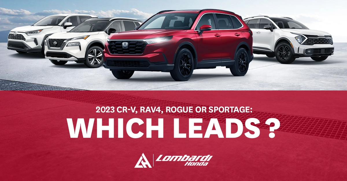 2023 CR-V, RAV4 or Sportage; Which leads?