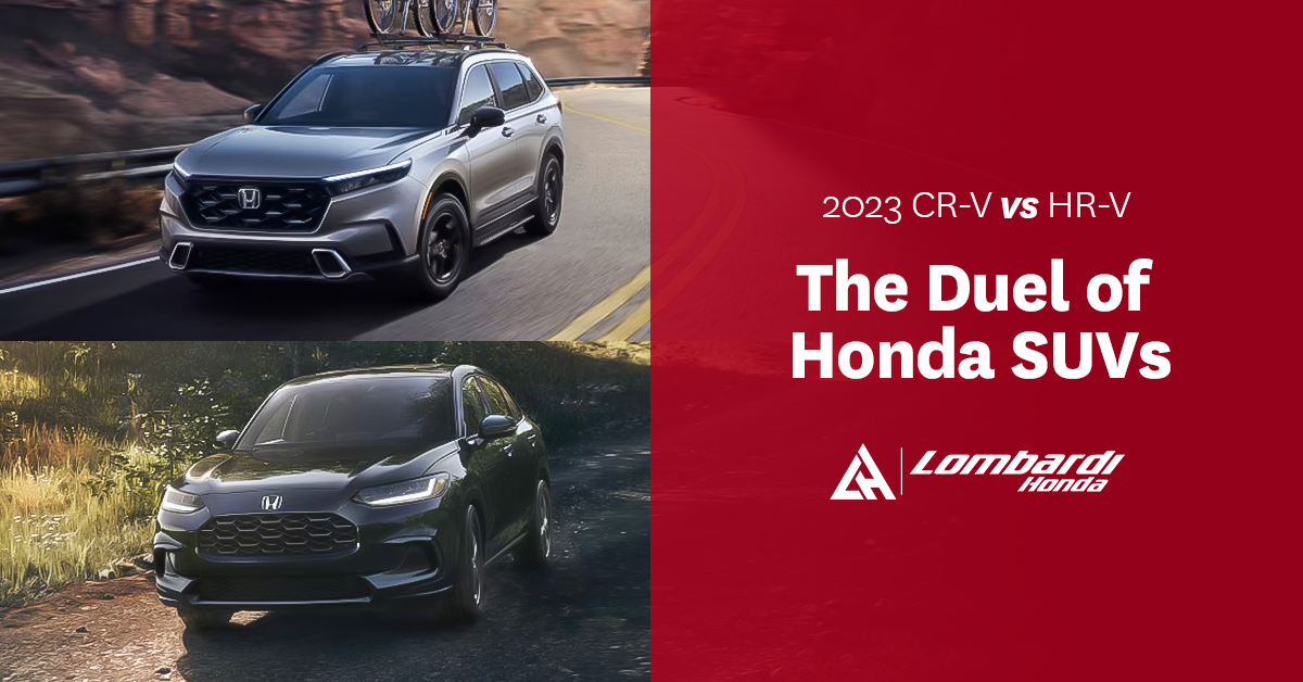 Honda CR-V vs HR-V 2023: Reliable Honda SUV duo