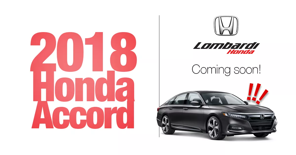 2018 Honda Accord: coming soon to Montreal!