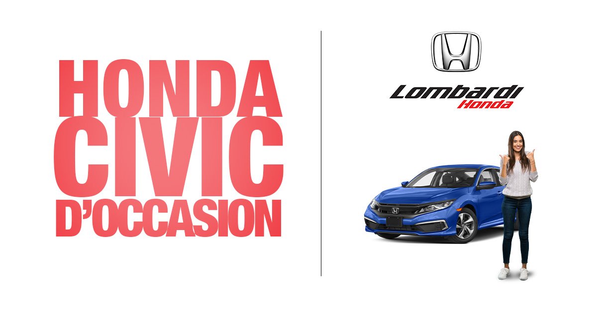 Honda Civic d'occasion chez Lombardi Honda