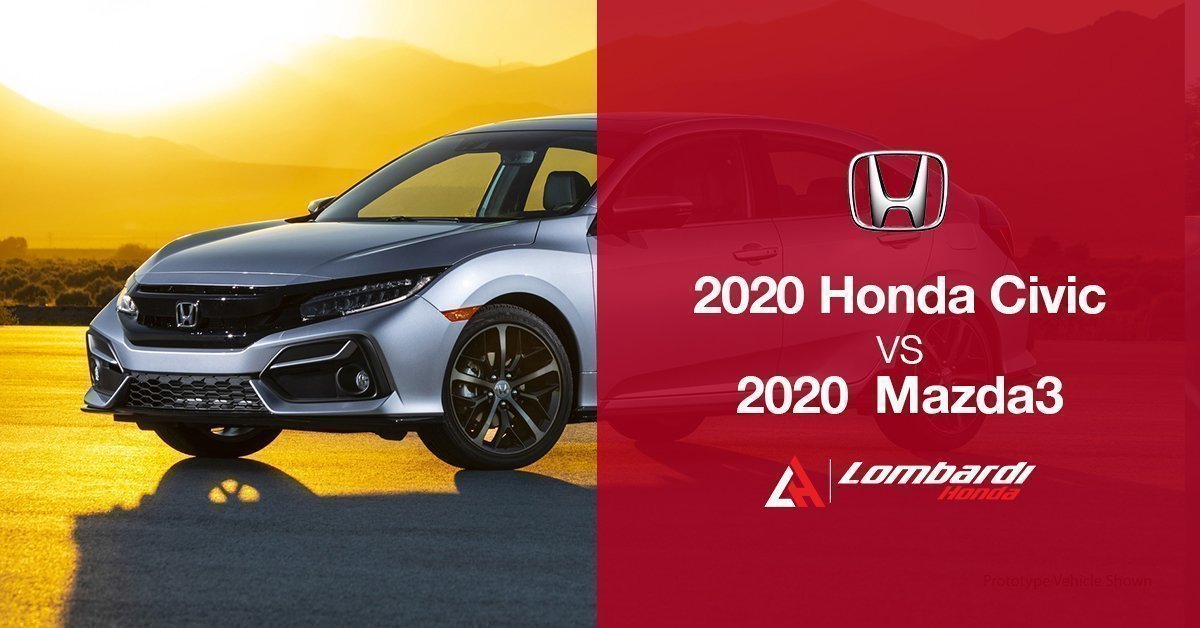 2020 Honda Civic Vs. 2020 Mazda3