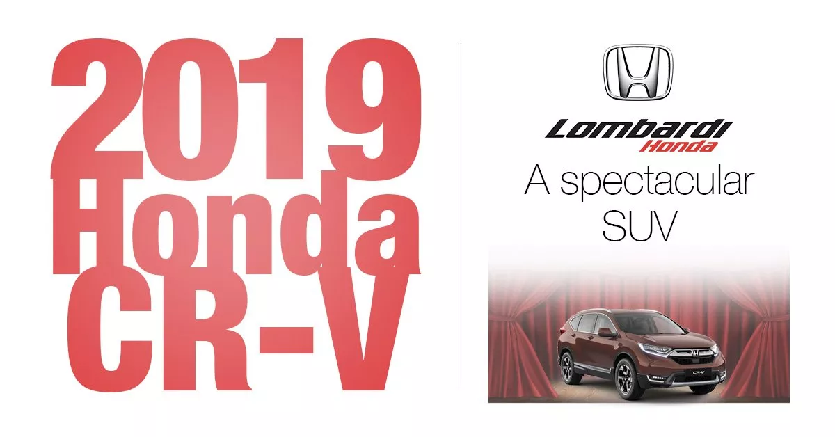 2019 CR-V: a spectacular SUV