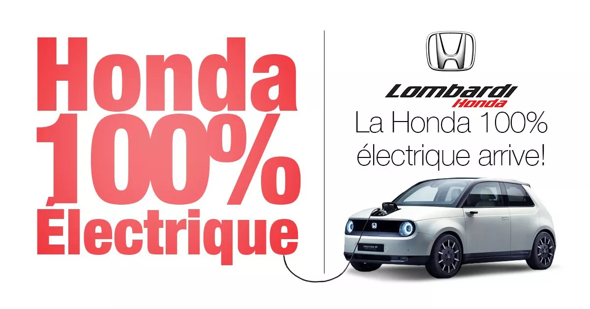 Bientôt une Honda 100 % électrique !