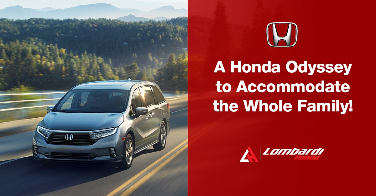 A Honda Odyssey to Accommodate the Whole Family!