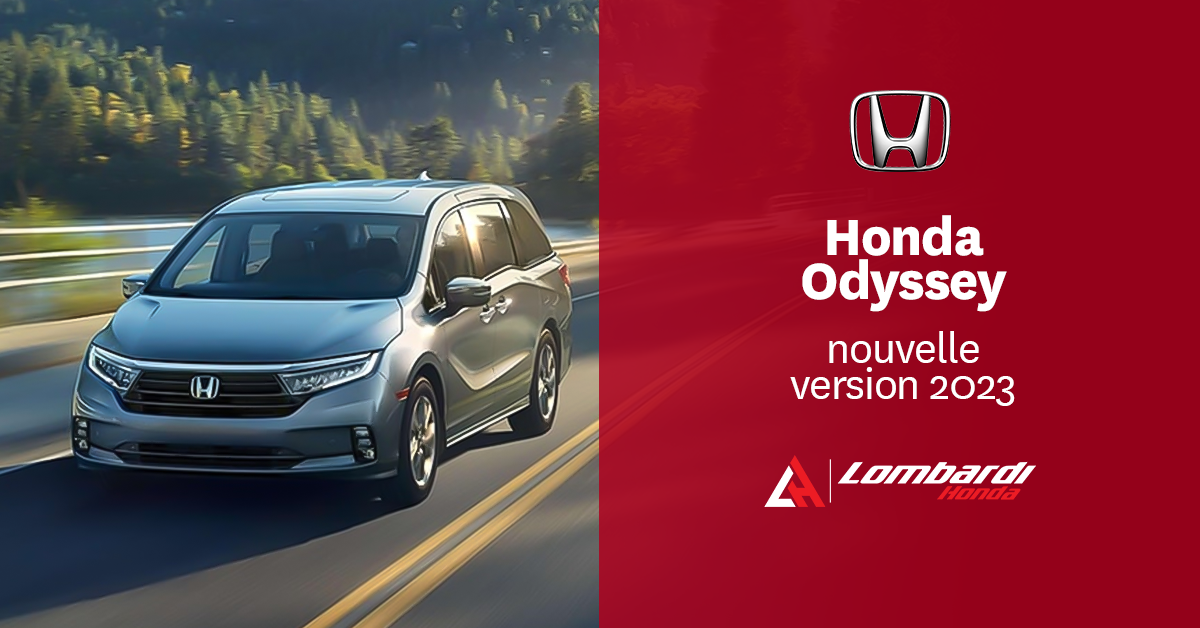 Honda Odyssey : nouvelle version 2023