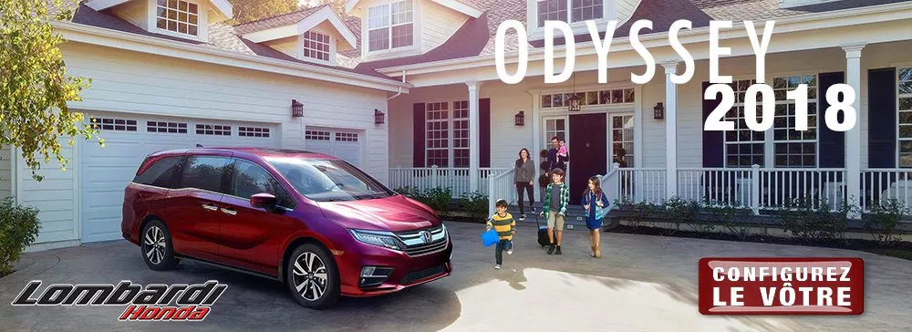 Honda Odyssey 2018 : sécurité, divertissement et confort