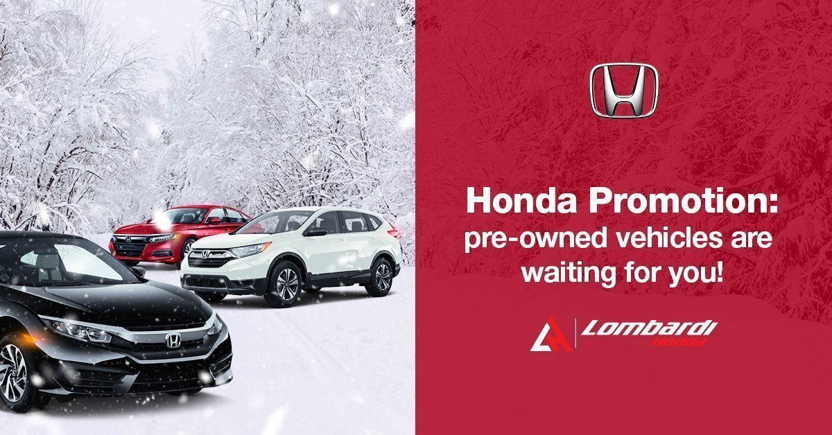 Honda Promotion: Pre-Owned Vehicles Are Waiting for You!