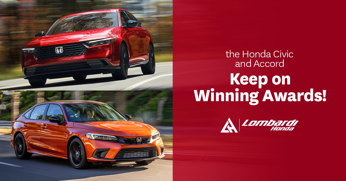 The Honda Civic and Accord Keep on Winning Awards!