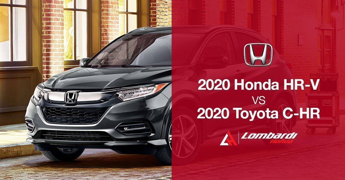 2020 Honda HR-V Vs. 2020 Toyota C-HR 