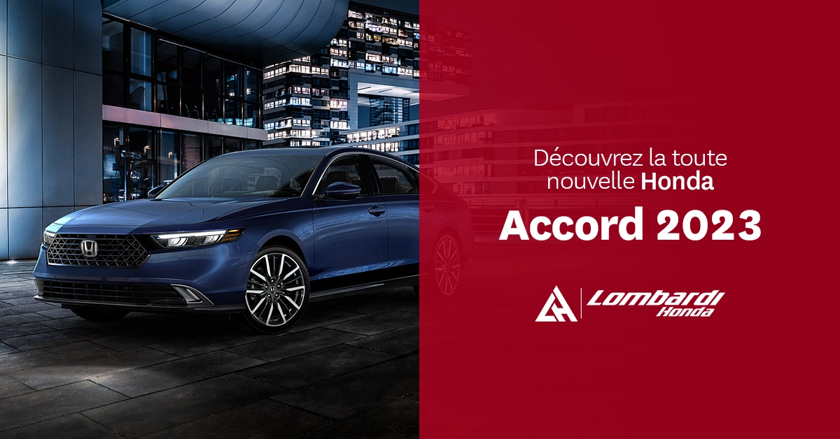 Venez découvrir la toute nouvelle Honda Accord 2023 avec nous !