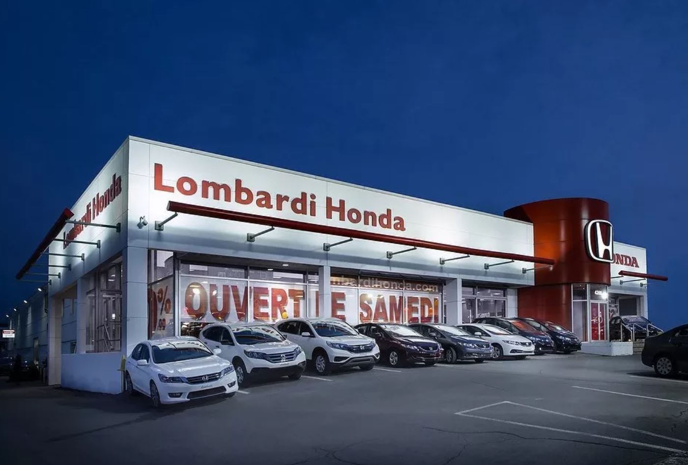 Lombardi Honda depuis 1973. Une des premières franchises Honda au Québec