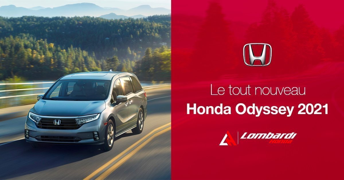 La toute nouvelle Honda Odyssey 2021