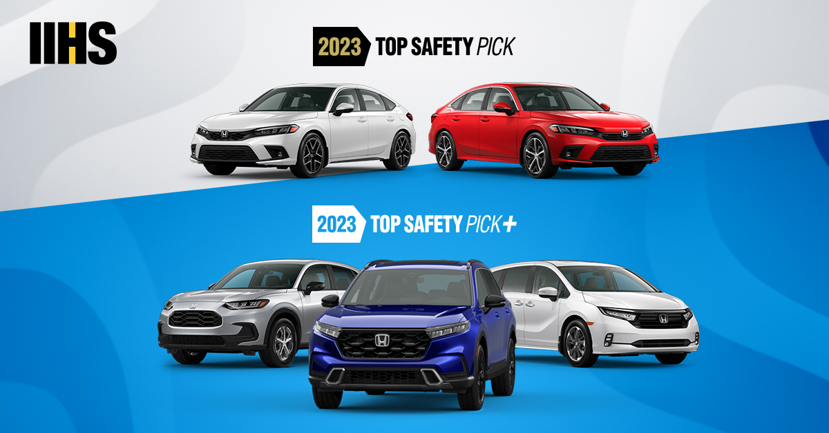 6 Honda Vehicles Are Awarded the IIHS Top Safety Ratings