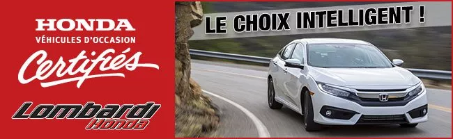 Un véhicule d'occasion certifié Honda ?