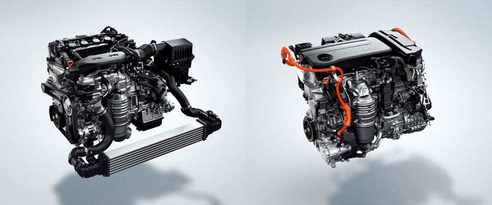 Different motors from the 2023 Honda Accord