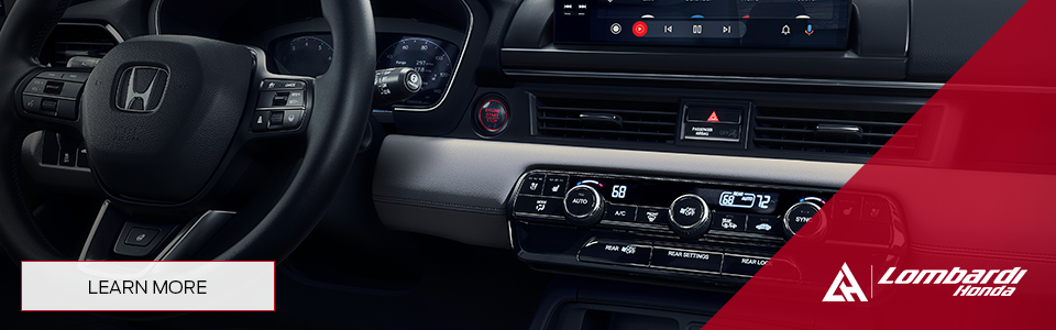 interior view of a Honda Passport with a call to action read more