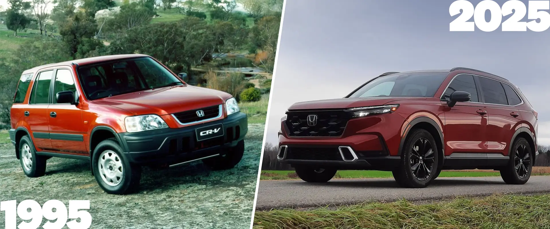 1995 and 2025 CR-V examples of Honda reliability