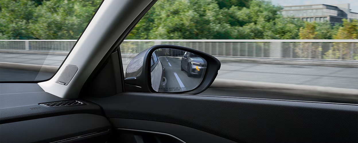 Honda Accord. Honda Accord at Lombardi Honda. 2024 Honda Accord. Blind spot mirror. Blind spot mirror on the 2024 Honda Accord.