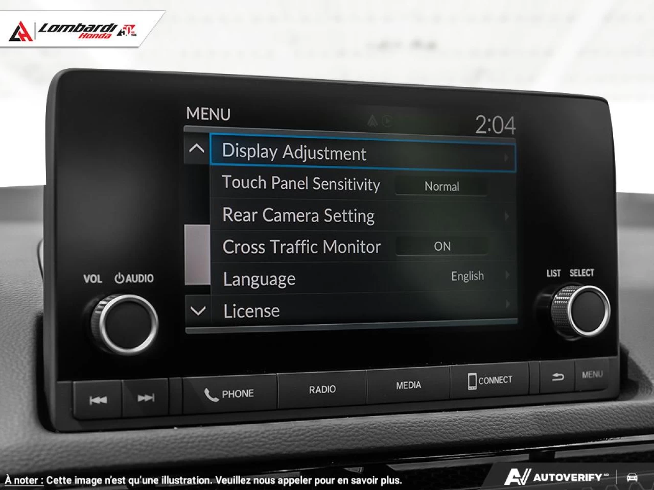 2026 HONDA CIVIC SDN SPORT Image principale