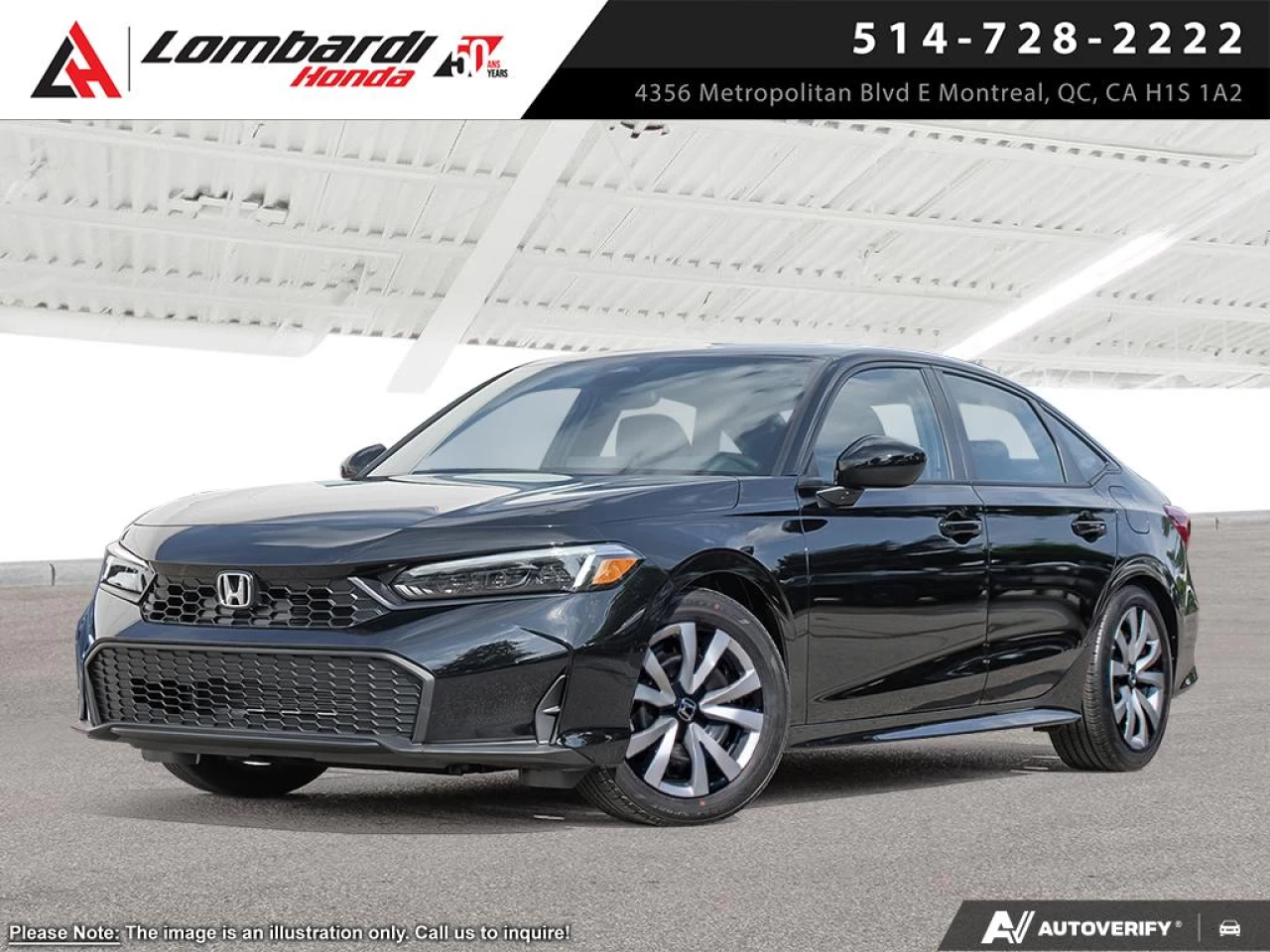 2026 HONDA CIVIC SDN LX Main Image