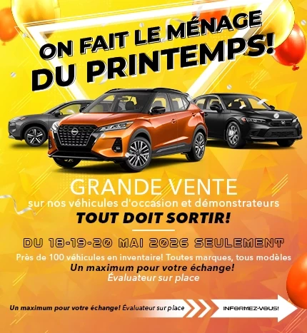 L'événement ménage du printemps