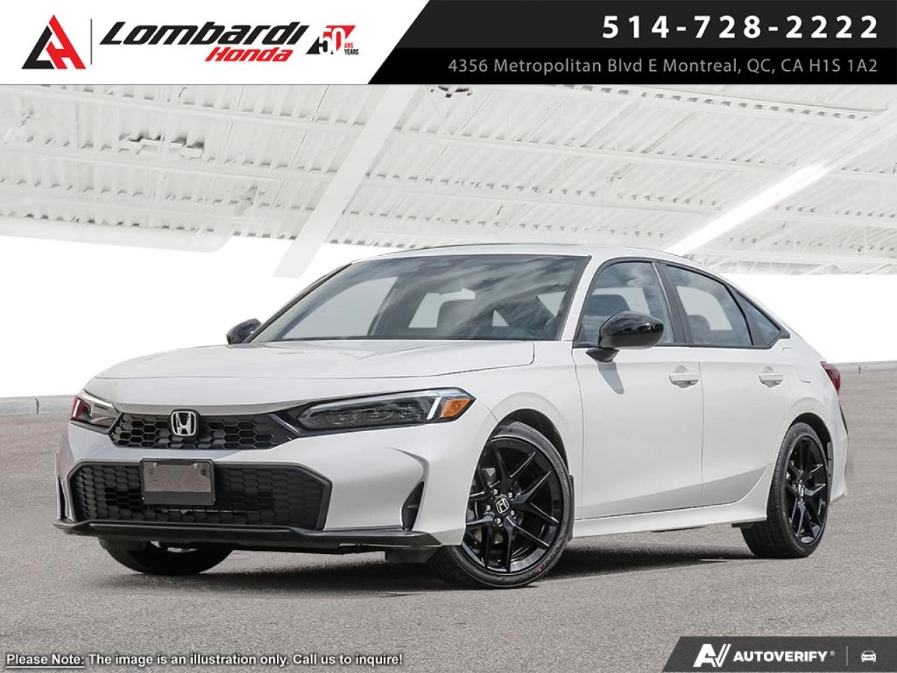 2026 HONDA CIVIC SDN SPORT Image principale