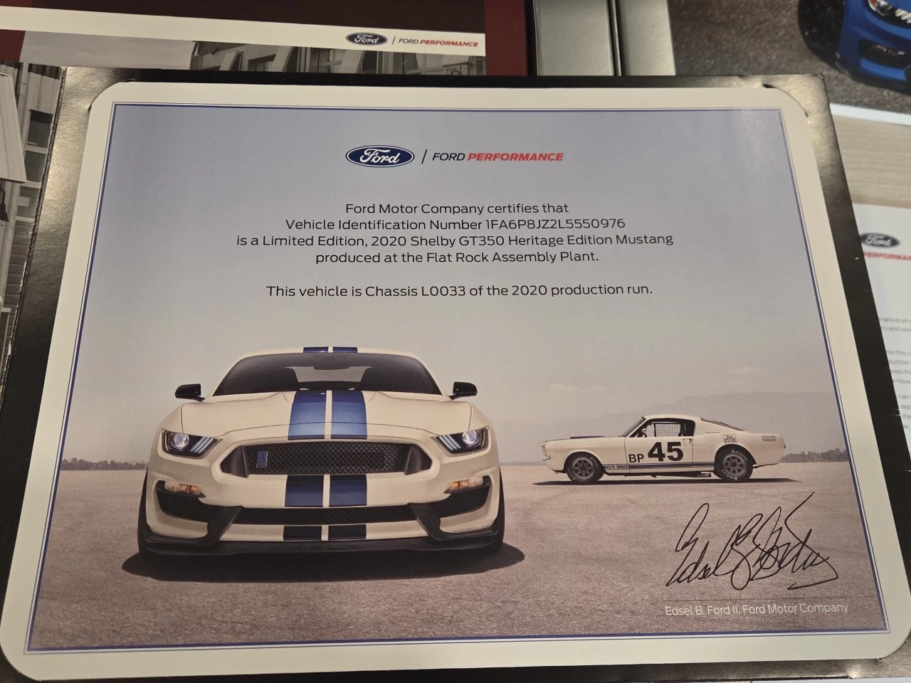 2020 Ford Mustang Shelby Image principale