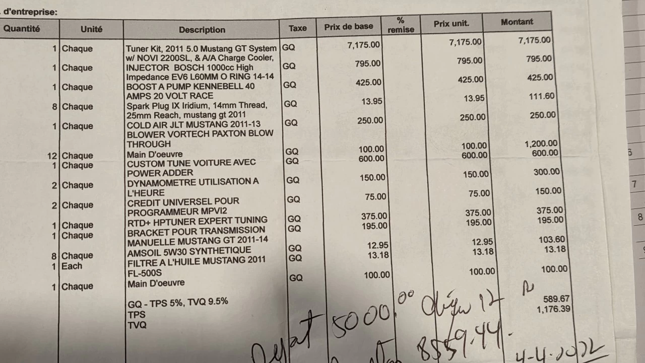 2011 Ford Mustang GT Image principale