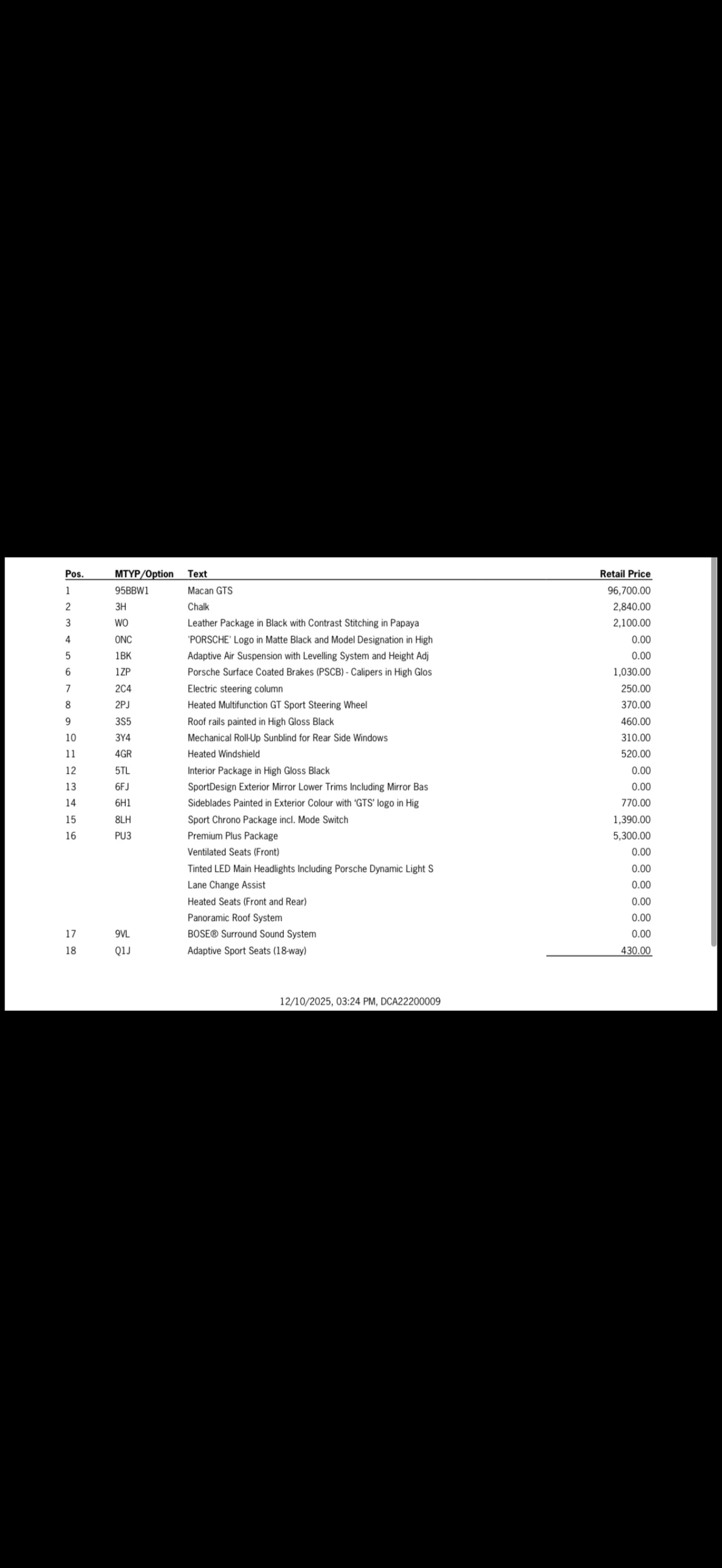 2026 Porsche Macan GTS (Location 5.99% 24-48Mois) Main Image